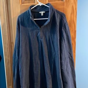 Calvin Klein Navy Blue Quarter-Zip Pullover